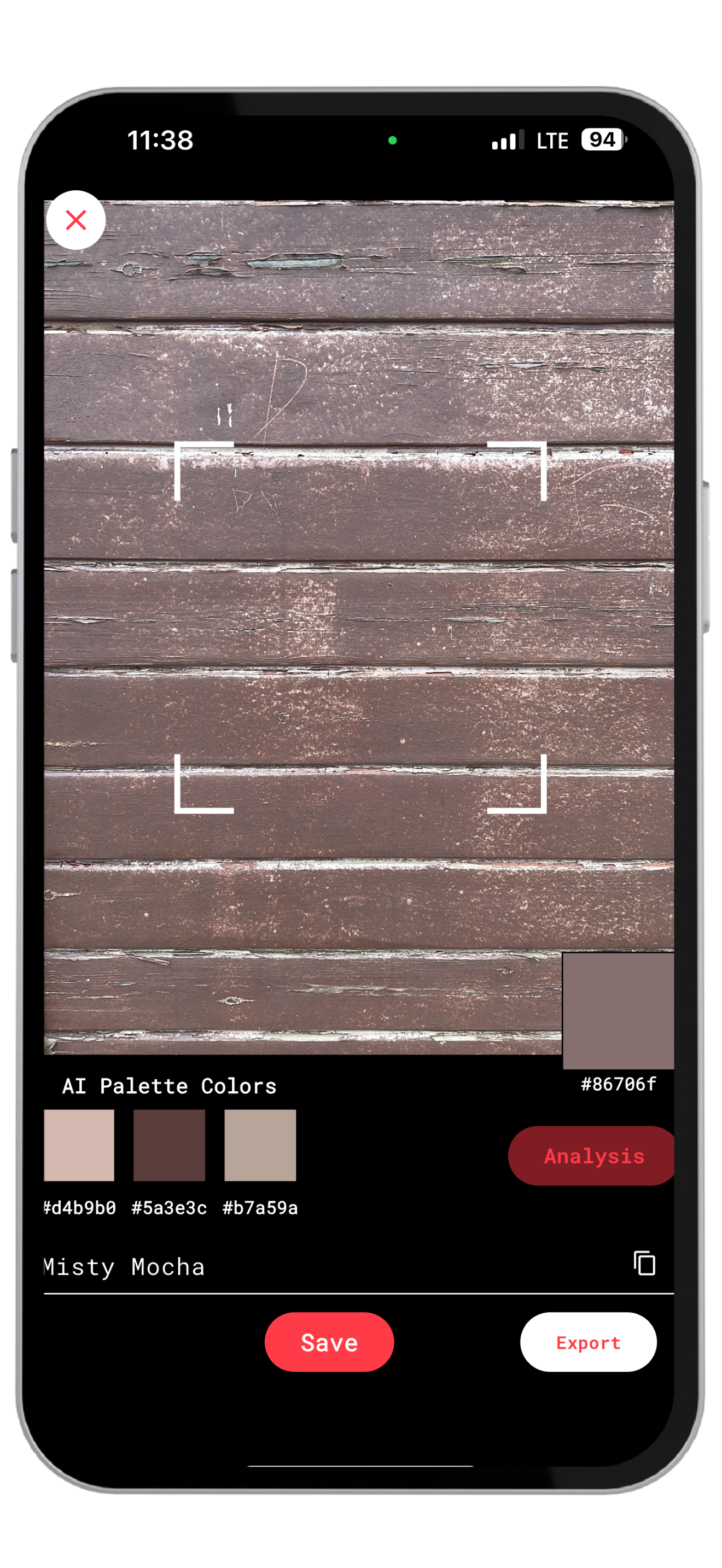 ColorScan App Interface